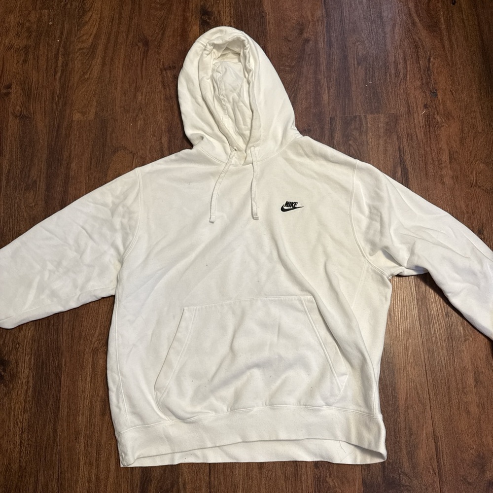 Nike Classic White Hoodie for Men